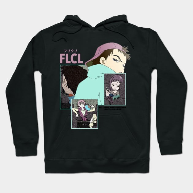 FLCL ''DEAD END'' V2 Hoodie by riventis66